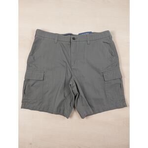Croft & Barrow Flex Waist Cargo Shorts Gray CastleRock Men’s 38 Length 20 NWT